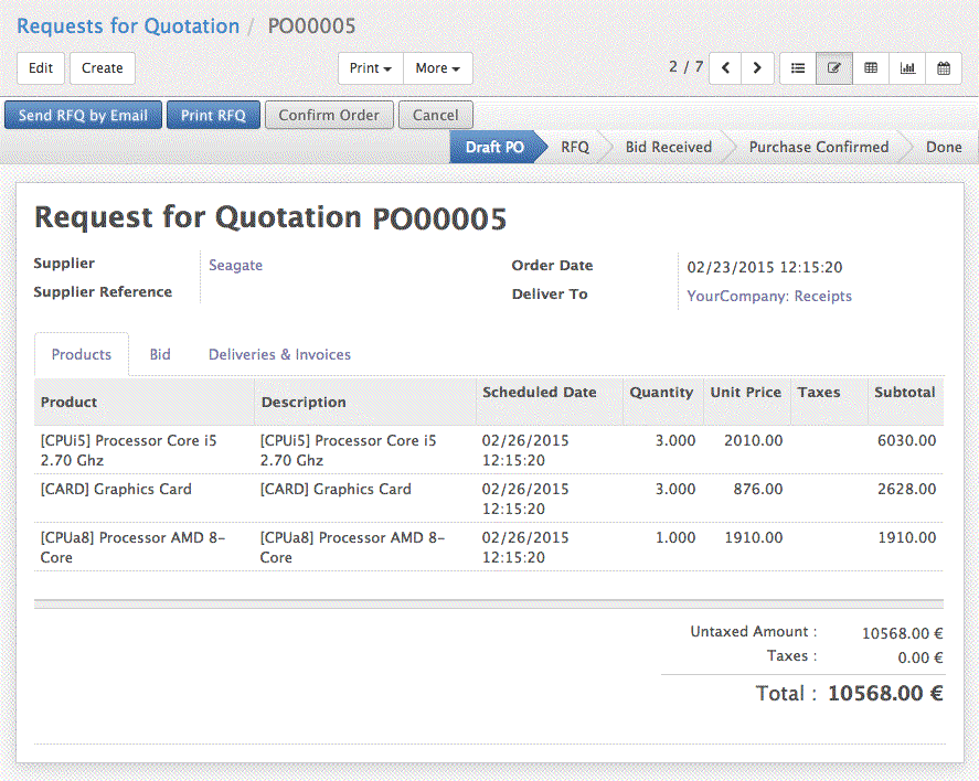 Odoo изображение и текстовый блок